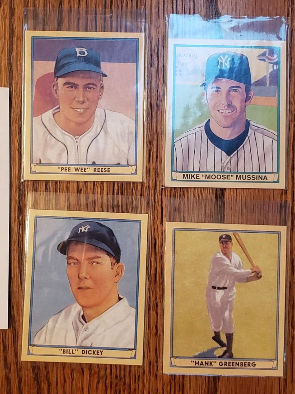 2003 The Upper Deck Co LLC® 004 CARD LOT MUSSINA, DICKEY, REESE, GREENBERG